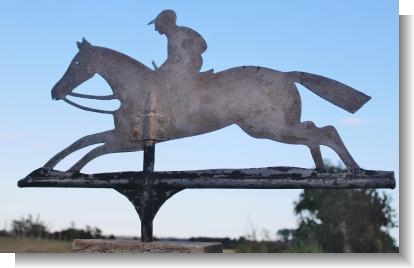 JOCKEY WEATHER VANE
