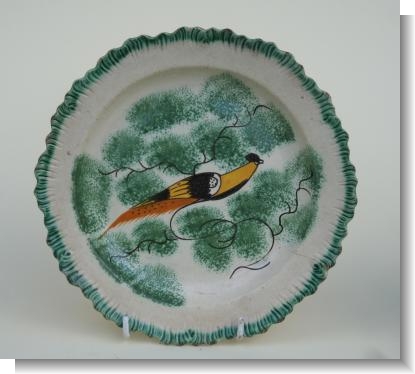 "FELL" PEA FOWL PLATE