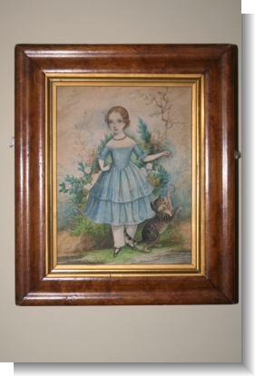 GIRL IN BLUE DRESS