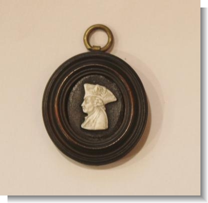 MINIATURE DOLLS HOUSE SILLOUETTE of FREDERICK THE GREAT RUSSIA